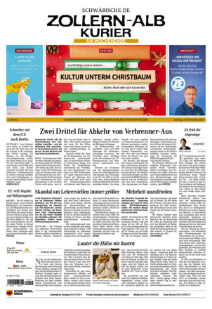 Schwäbische Zeitung Zollern Alb Kurier