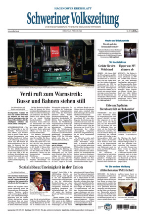 Schweriner Volkszeitung - Hagenower Kreisblatt