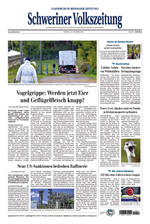 Schweriner Volkszeitung - Gadebusch Rehnaer Zeitung