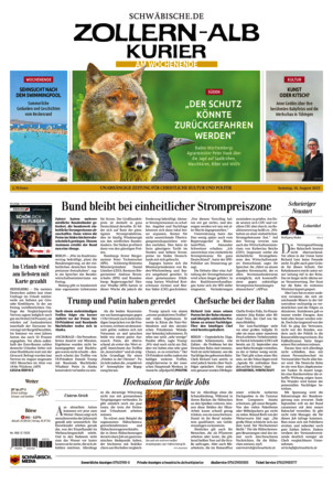 Schwäbische Zeitung Zollern Alb Kurier