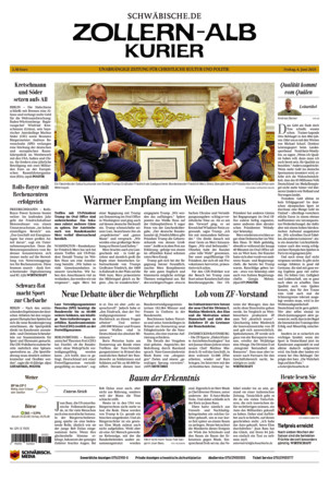 Schwäbische Zeitung Zollern Alb Kurier