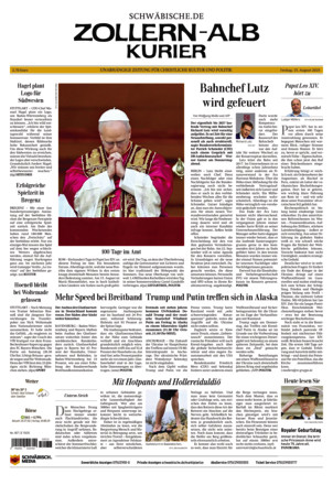 Schwäbische Zeitung Zollern Alb Kurier