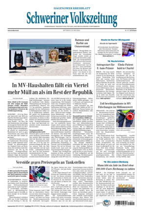 Schweriner Volkszeitung - Hagenower Kreisblatt