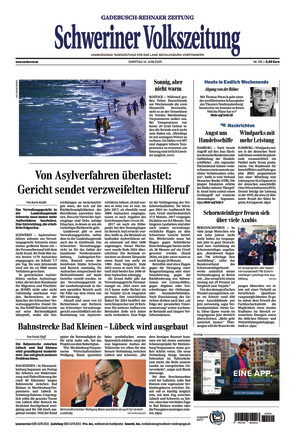 Schweriner Volkszeitung - Gadebusch Rehnaer Zeitung