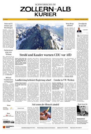 Schwäbische Zeitung Zollern Alb Kurier