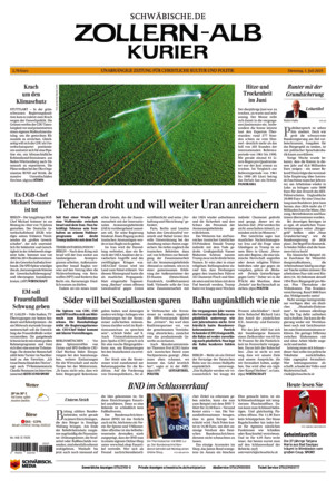Schwäbische Zeitung Zollern Alb Kurier