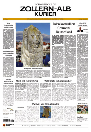 Schwäbische Zeitung Zollern Alb Kurier
