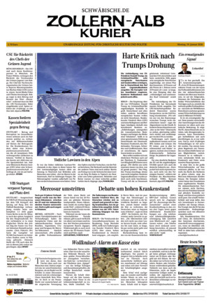 Schwäbische Zeitung Zollern Alb Kurier