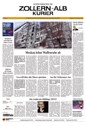 Schwäbische Zeitung Zollern Alb Kurier