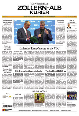 Schwäbische Zeitung Zollern Alb Kurier