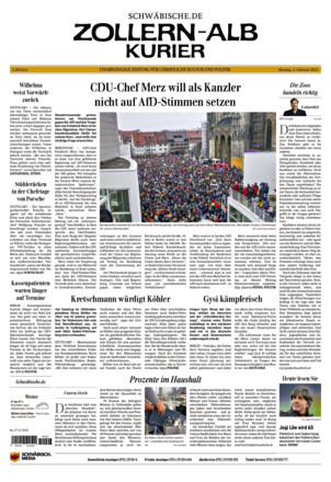 Schwäbische Zeitung Zollern Alb Kurier