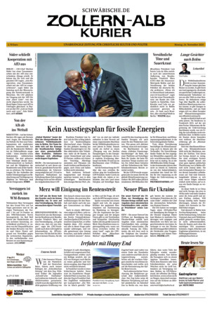 Schwäbische Zeitung Zollern Alb Kurier
