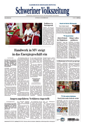 Schweriner Volkszeitung - Gadebusch Rehnaer Zeitung