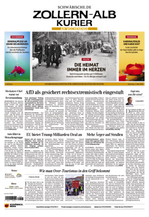 Schwäbische Zeitung Zollern Alb Kurier - ePaper