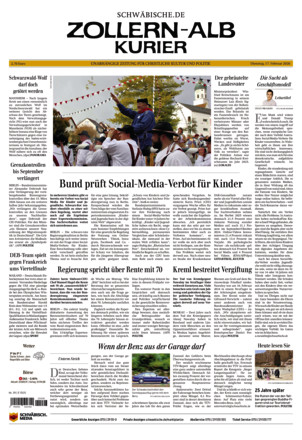 Schwäbische Zeitung Zollern Alb Kurier