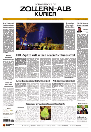 Schwäbische Zeitung Zollern Alb Kurier