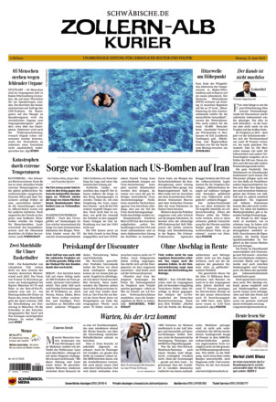 Schwäbische Zeitung Zollern Alb Kurier