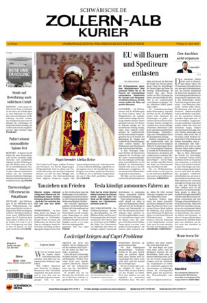 Schwäbische Zeitung Zollern Alb Kurier