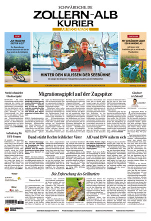 Schwäbische Zeitung Zollern Alb Kurier - ePaper