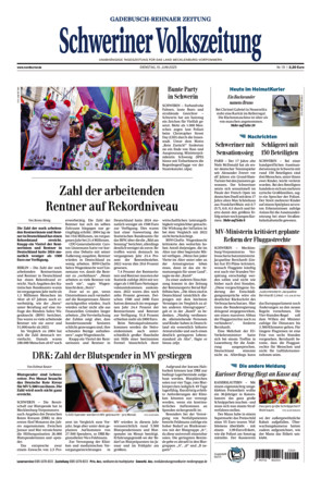 Schweriner Volkszeitung - Gadebusch Rehnaer Zeitung