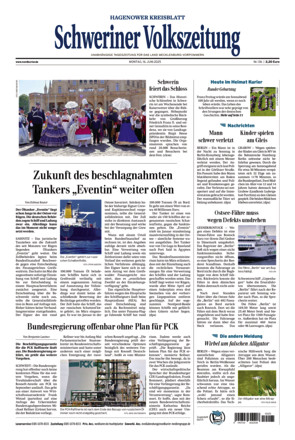 Schweriner Volkszeitung - Hagenower Kreisblatt