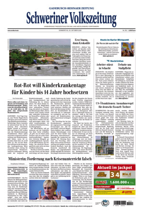 Schweriner Volkszeitung - Gadebusch Rehnaer Zeitung