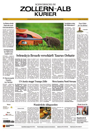 Schwäbische Zeitung Zollern Alb Kurier