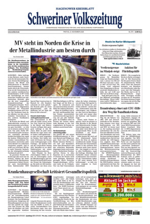 Schweriner Volkszeitung - Hagenower Kreisblatt
