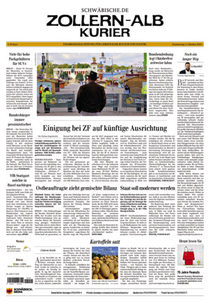 Schwäbische Zeitung Zollern Alb Kurier