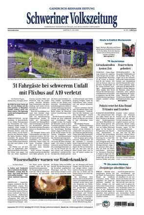 Schweriner Volkszeitung - Gadebusch Rehnaer Zeitung