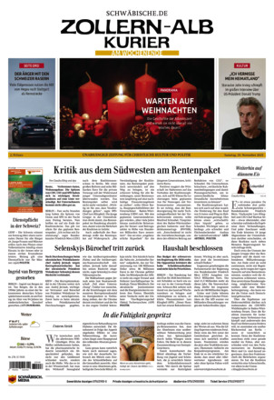 Schwäbische Zeitung Zollern Alb Kurier