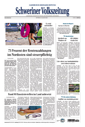 Schweriner Volkszeitung - Gadebusch Rehnaer Zeitung