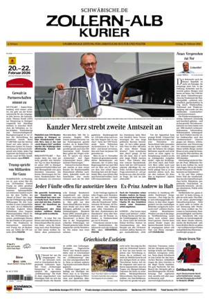 Schwäbische Zeitung Zollern Alb Kurier - ePaper