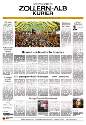 Schwäbische Zeitung Zollern Alb Kurier