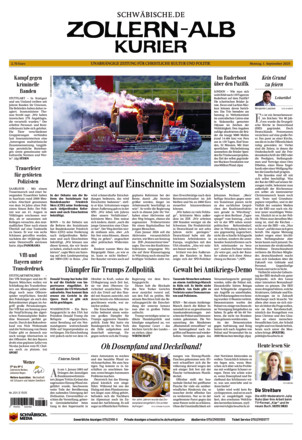 Schwäbische Zeitung Zollern Alb Kurier