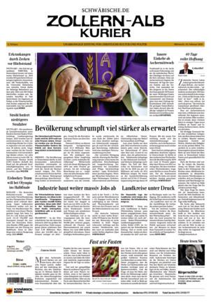 Schwäbische Zeitung Zollern Alb Kurier - ePaper