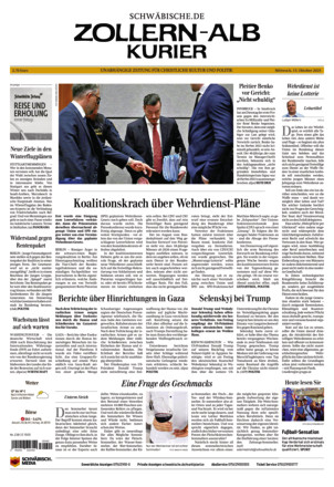 Schwäbische Zeitung Zollern Alb Kurier