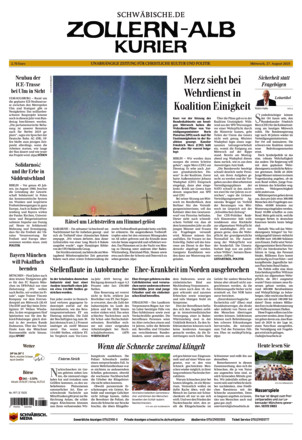 Schwäbische Zeitung Zollern Alb Kurier