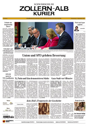 Schwäbische Zeitung Zollern Alb Kurier