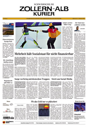 Schwäbische Zeitung Zollern Alb Kurier