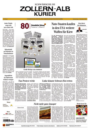 Schwäbische Zeitung Zollern Alb Kurier