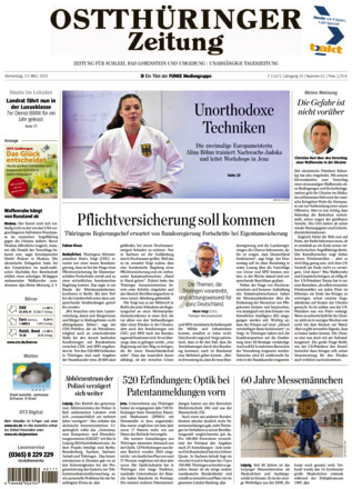 Schleiz und Bad Lobenstein - ePaper