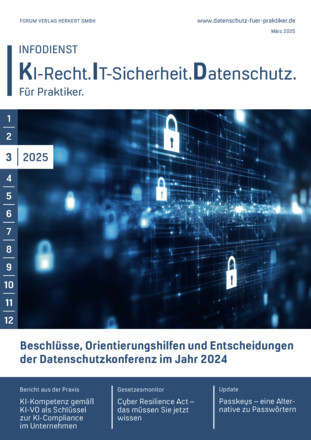 Infodienst KI-Recht.IT-Sicherheit. Datenschutz - ePaper