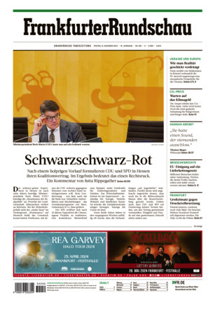 Frankfurter Rundschau - Zeitung Als EPaper Im IKiosk Lesen