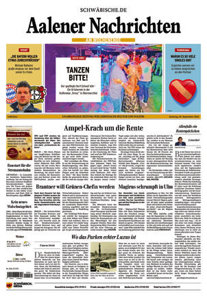 Aalener Nachrichten - ePaper