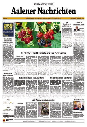 Aalener Nachrichten - ePaper