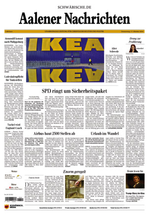 Aalener Nachrichten - ePaper