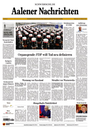 Aalener Nachrichten - ePaper