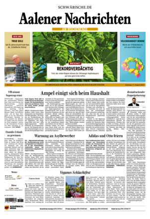 Aalener Nachrichten - ePaper