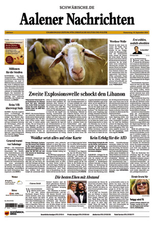 Aalener Nachrichten - ePaper